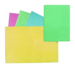HIT Office Dosky papierové bez chlopní A4, mix farieb, 100 ks