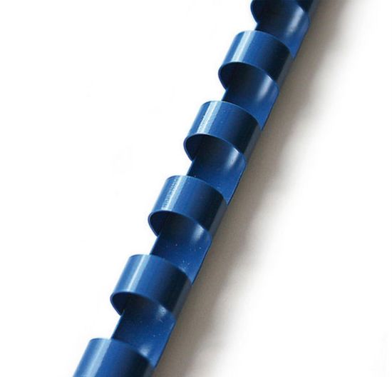GBC Chrbty plastové 6 mm, modré, 100 ks