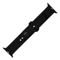 FIXED Set silikonových řemínků Silicone Sporty Strap pro Apple Watch 42/44/45mm FIXSST2-434-BK, černý