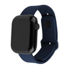 FIXED Set silikonových řemínků Silicone Sporty Strap pro Apple Watch 42/44/45mm FIXSST2-434-BL, modrý