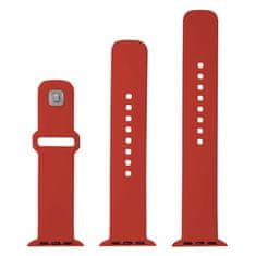 FIXED Set silikonových řemínků Silicone Sporty Strap pro Apple Watch Ultra 49mm FIXSST2-1029-RD, červený