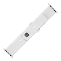 FIXED Set silikonových řemínků Silicone Sporty Strap pro Apple Watch Ultra 49mm FIXSST2-1029-WH, bílý