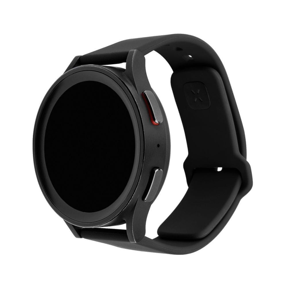 FIXED Set silikonových řemínků Silicone Sporty Strap s Quick Release 20mm pro smartwatch FIXSST2-20MM-BK, černý