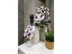 sarcia.eu Bežová keramická váza, vysoká váza na kvety 12,5x12,5x32cm