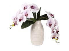 sarcia.eu Keramická váza v béžovej farbe, vysoká váza na kvety 13x13x25,5 cm 