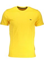 Harmont & Blaine  Perfektné Pánske Tričko Krátky Rukáv Žltá Farba: žltá, Veľkosť: XL