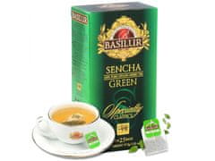 Basilur BASILUR Sencha zelený čaj vo vrecúškach, 25x1,5g x1