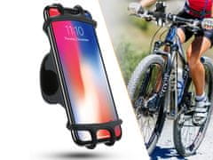 Verk 14407 Silikónový držiak na bicykel na telefón čierny