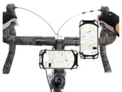 Verk 14407 Silikónový držiak na bicykel na telefón čierny