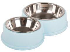 Sobex Kovová dvojitá miska na vodu pre psy a mačky