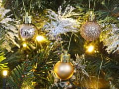 Sobex Vianočný stromček ozdoby sada 30ks zlaté trblietky matné
