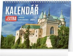 Kalendár 2024 stolný: s extra veľkým kalendáriom, 30 × 21 cm