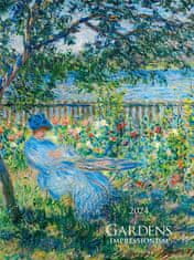 Kalendár 2024 Gardens Impressionism, nástenný