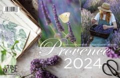 Kalendár 2024 Provence, stolný, týždenný, 225 x 150 mm