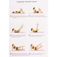 Yoga Crescent kruh jóga pilates ružová varianta 37215