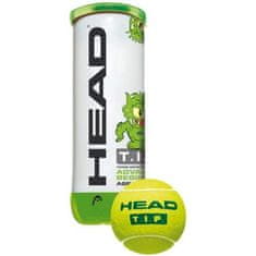 Head TIP Green 3ks tenisové loptičky balenie tuba 3 ks