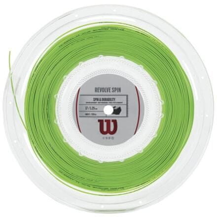Wilson Revolve Spin tenisový výplet 200 m priemer zelená 1,25