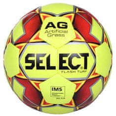 SELECT FB Flash Turf futbalová lopta žltá-červená veľkosť lopty č. 4