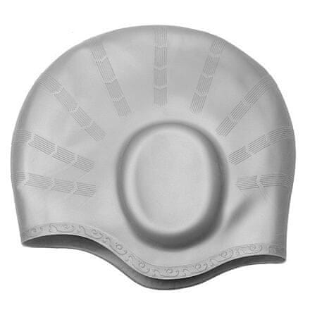 Ear Cap plavecká čiapka šedá balenie 1 ks