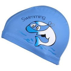Dolphin detská plavecká čiapka modrá balenie 1 ks
