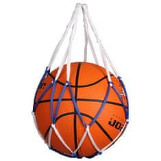 Single Ball Bag sieť na loptu modrá-biela varianta 36992