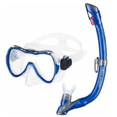 Aqua Speed Enzo+Evo detský potápačský set modrá tm. varianta 27062