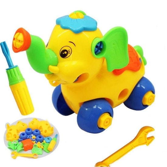 GFT Skrutkovací hračka pre deti - slon