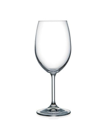 Crystalex Bohemia Crystal poháre na víno Lara 40415/350ml (set po 6 ks)