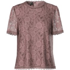 Pieces Dámske tričko PCOLLINE Regular Fit 17148711 Woodrose (Veľkosť L)