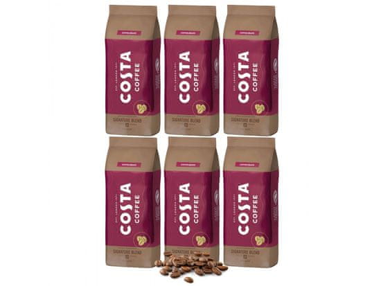 COSTA COFFEE Costa Coffee Signature Blend Dark Grain Coffee, zrnková káva 1kg