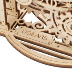 UGEARS 3D dřevěné mechanické puzzle Dekorační budík