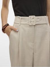 Vero Moda Dámske nohavice VMNANCY Straight Fit 10304626 Silver Lining (Veľkosť 36/34)
