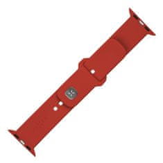 FIXED Set silikonových řemínků Silicone Sporty Strap pro Apple Watch 38/40/41mm FIXSST2-436-RD, červený