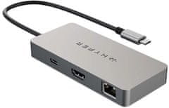 Hyper Drive 5v1 USB-C Hub (WWCB), strieborná