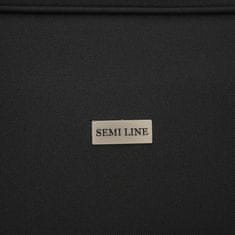 SEMI LINE Stredný kufor 64cm T5656 Black