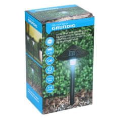 GRUNDIG Solárna LED lampa záhradná 15x15x38 cm