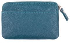 Kožená mini peňaženka-kľúčenka 7483 A blue