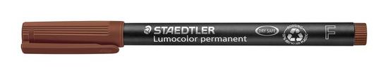 Staedtler Permanentný popisovač "Lumocolor 318 F", hnedá, 0,6 mm, OHP, 318-7
