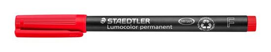 Staedtler Permanentný popisovač "Lumocolor 318 F", červená, 0,6 mm, OHP, 318-2