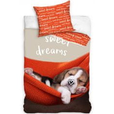 Tip Trade Bavlnené posteľné obliečky šteniatko - Sweet dreams