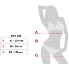 XSARA Erotické prádlo otevřené body v sadě s punčochami a tangy - 76283324