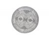 Elle Decor Kusový koberec Gemini 106028 Silver kruh z kolekcie Elle – na von aj na doma 100x100 (priemer) kruh