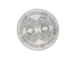 Elle Decor Kusový koberec Gemini 106028 Silver kruh z kolekcie Elle – na von aj na doma 100x100 (priemer) kruh