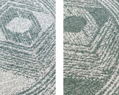Elle Decor Kusový koberec Gemini 106030 Green kruh z kolekcie Elle – na von aj na doma 100x100 (priemer) kruh