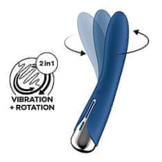 Satisfyer Satisfyer Spinning Vibe 1 (Blue), rotujúci vibrátor