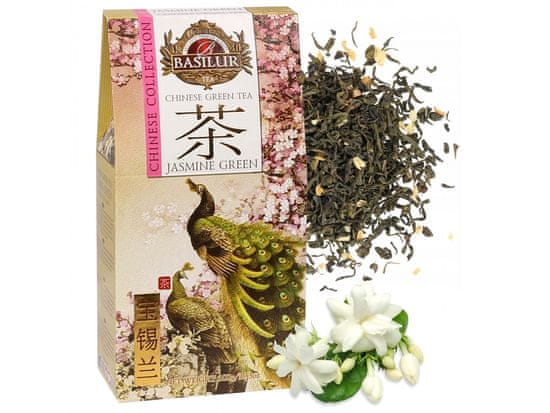 Basilur BASILUR Chinese Green Tea - Čínska zelená čajová s prídavkom jazmínu 100 g