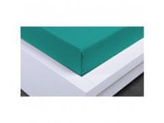 Home Elements Napínacia plachta Jersey 90x200 cm, zelená, bavlna