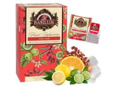 Basilur BASILUR Fruit Infusions - Ovocný bylinkový čaj bez kofeínu s prírodnou arómou goji, limetky a citrusov, 20 x 2 g x6
