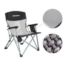 King Camp kempingová skladacia stolička Polar C20 - čierna