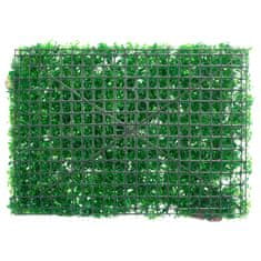 Vidaxl Umelý plot z rastlín 24 ks zelený 40x60 cm